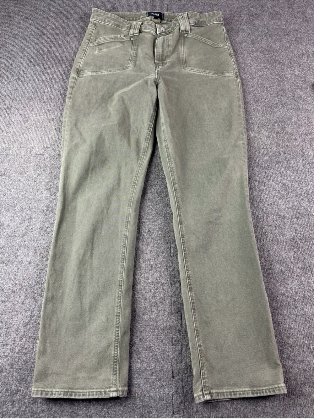 Paige Cindy Women’s Cotton Blend Jeans Size 30x28 Green